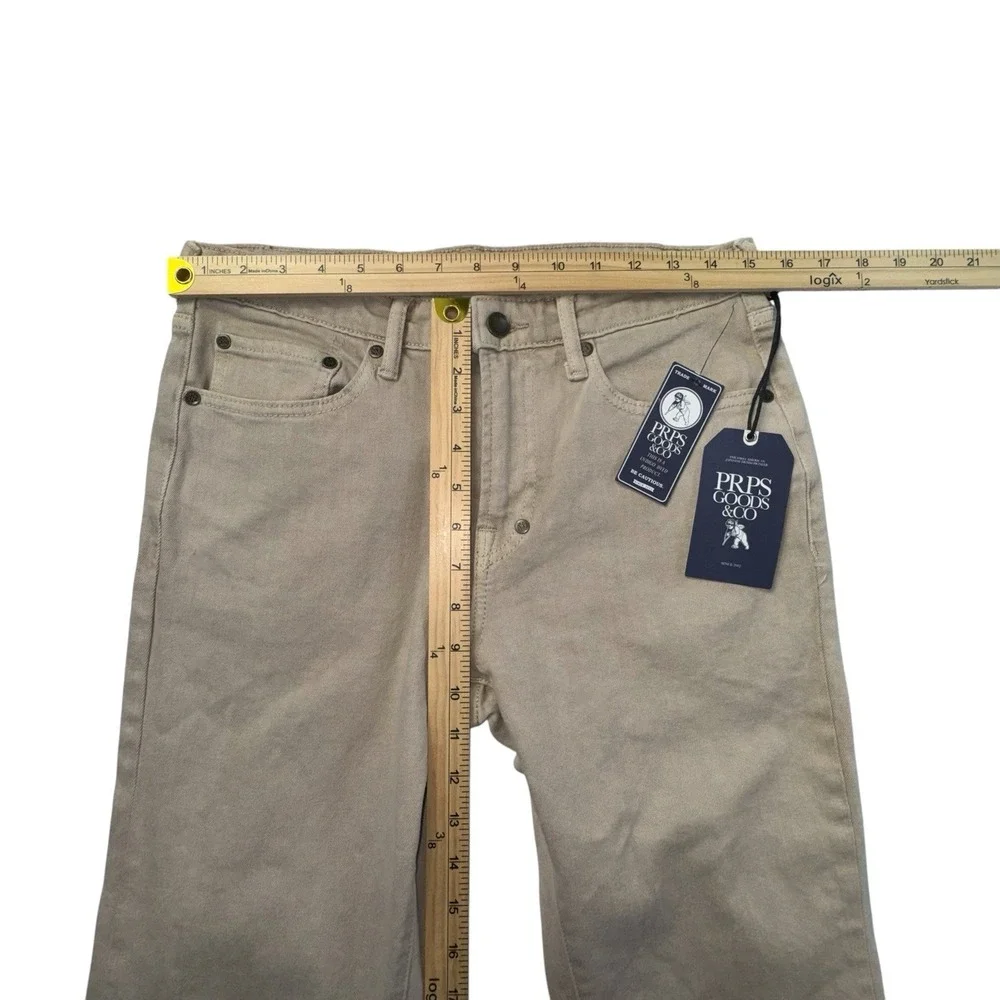 PRPS Goods & Co Le Sabre Slim Straight Fit Jeans Mens 30x33 Japanese Denim NWT - Picture 6 of 13